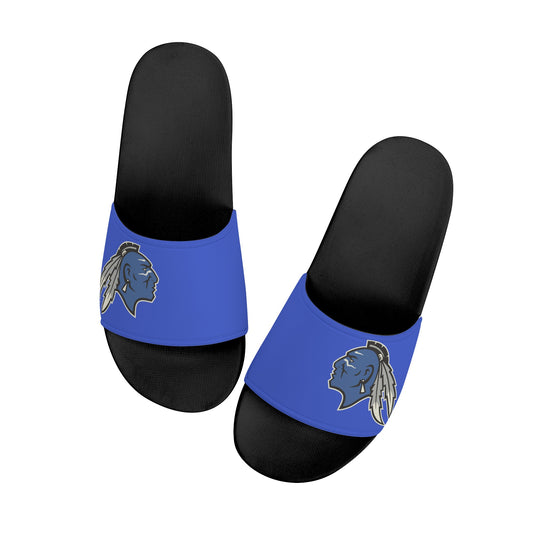 Mens Blue Warriors Slide Sandals Shoes