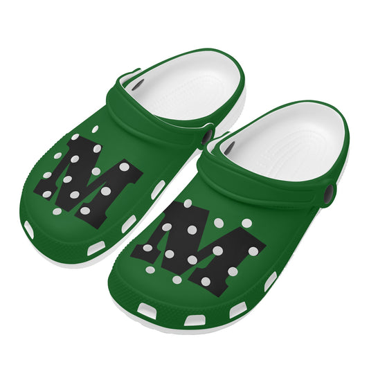 Mens Green M Classic Clogs