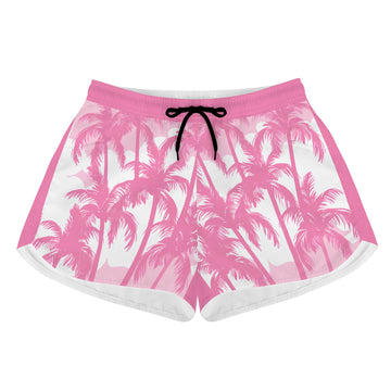 Womens Pink Malibu Casual Shorts