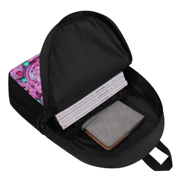 Sweet Swirls 17 Inch Laptop Backpack