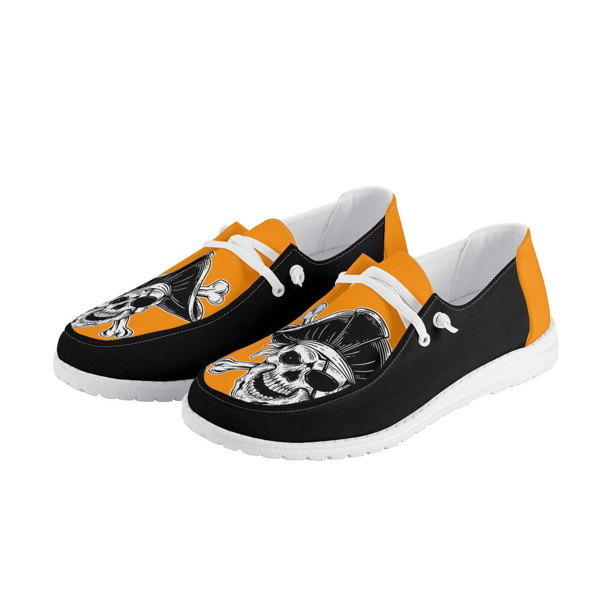 Womens Pirates Canvas Loafers