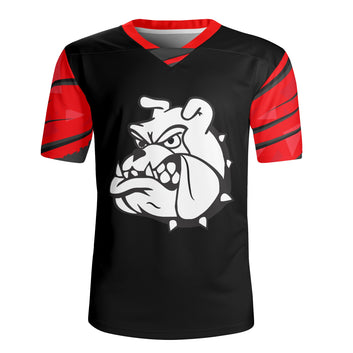 Mens Customizable Bulldogs Football Jersey