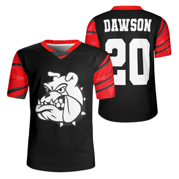 Mens Customizable Bulldogs Football Jersey