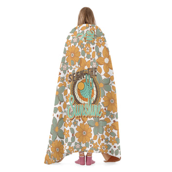 Seek the Sunshine Hooded Blanket