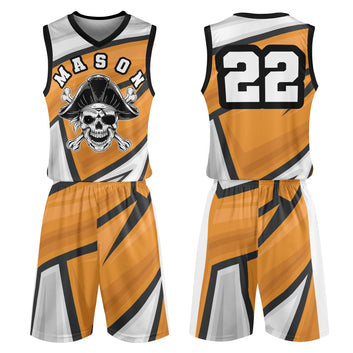 Customizable Adult Basketball Sports Uniform Jersey & Shorts