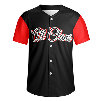 Mens Short Sleeve Baseball Jersey Ashley Cummings