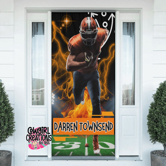 Custom Polyester Celebration Door Sock – Personalized for Events, Achievements & Announcements, Keepsake