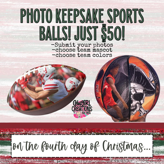 Custom Photo Keepsake Basketballs