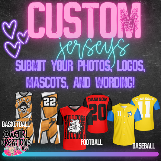 Custom Keepsake Sports Fan Jerseys