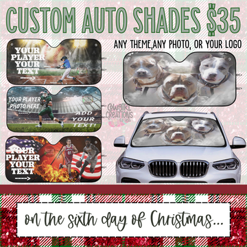 Custom Car Sunshades with Personalized Designs – Business Logos, Teams & Photos