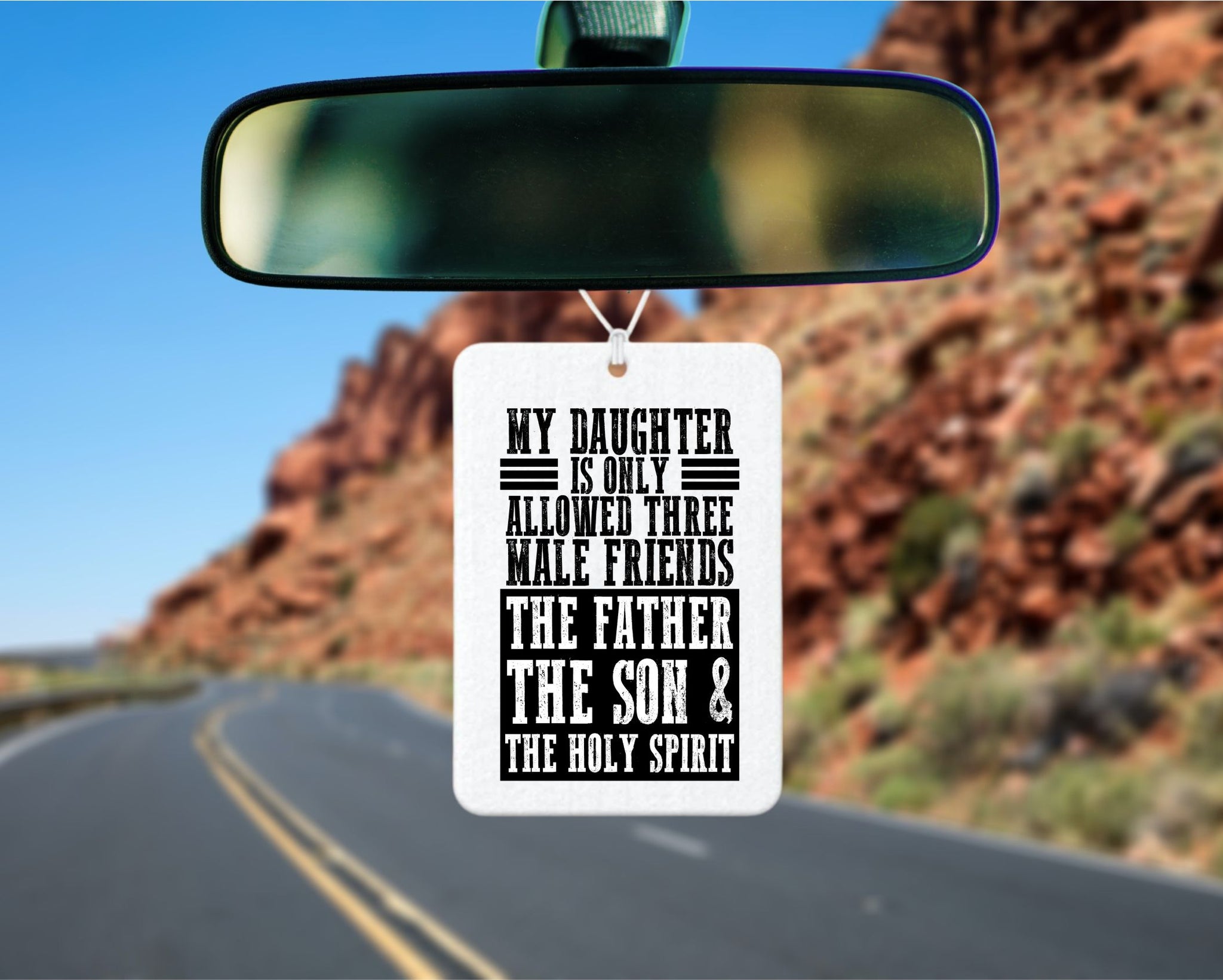 Dad's Dating Rules Air Freshener