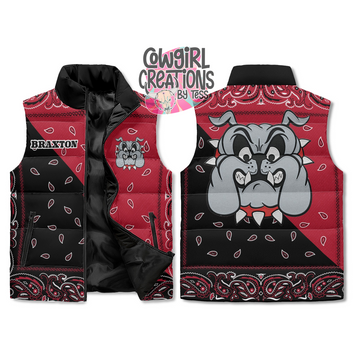 Custom Unisex Lightweight All-Over Print Puffer Vest - Stylish & Personalized Comfort