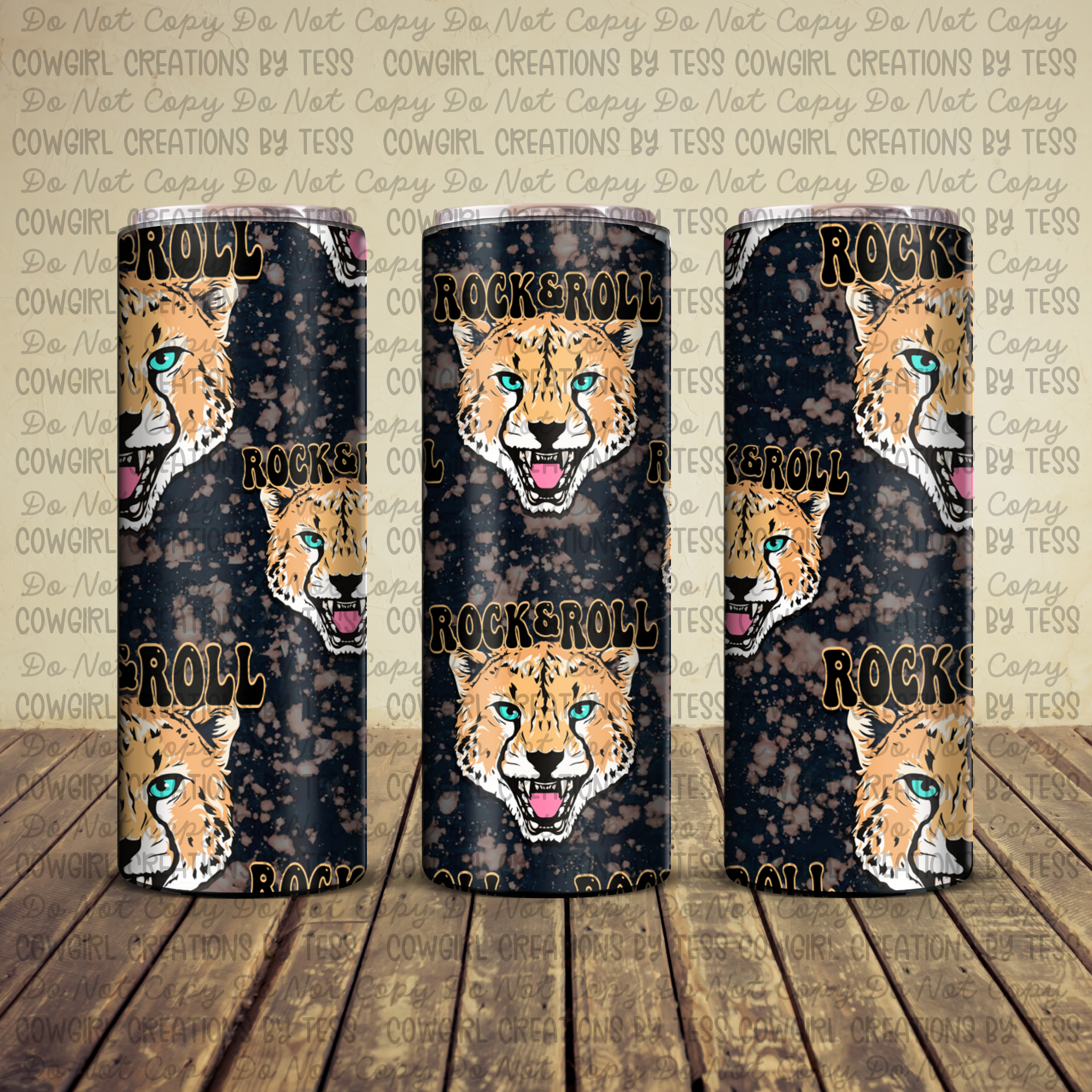 Rock N Roll Tiger Tumbler RDD