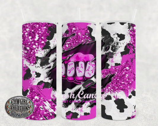 1646 Crush Cancer Tumbler