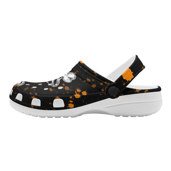 Pirates Paint Splatter Women's  Clogs