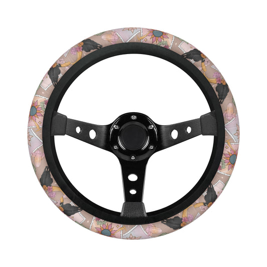 Boho Celestial Car Steering Wheel Covers