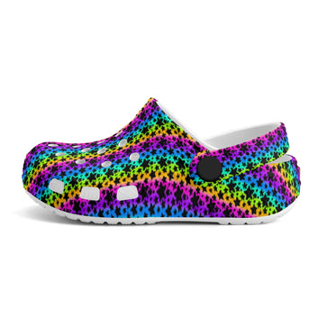 Rainbow Stars Kids  Classic Clogs