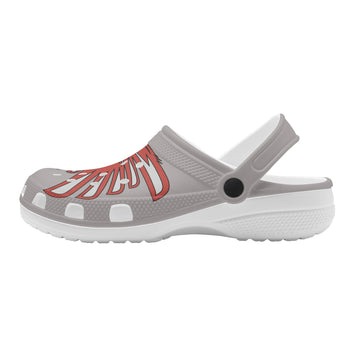 Mens Red Hawks Mascot Clogs