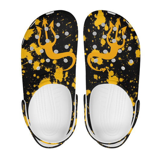 Womens Splatter Demon Clogs