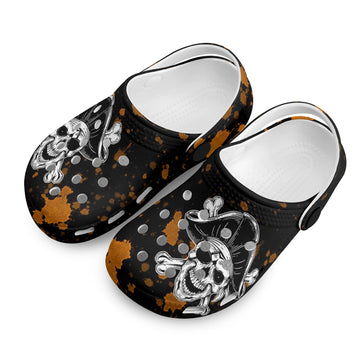 Kids (11-3)Splatter Pirate Clogs