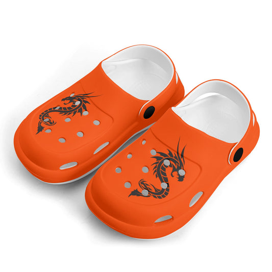 Kids (Size 9-1) Dragons Mascot Casual Clogs