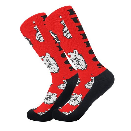 Bulldogs Mascot Crew Socks