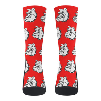 Bulldogs Mascot Crew Socks