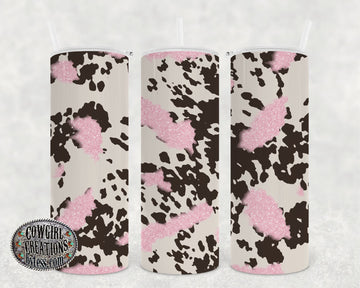 Cowhide Pink Tumbler