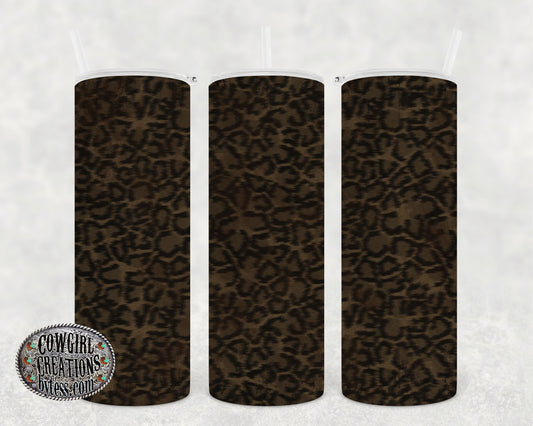 Grunge Leopard Tumbler